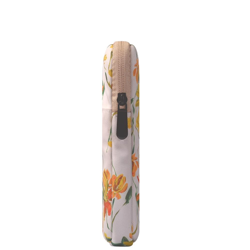 Ereader for Sleeve Case Bag for 6-7 inch Ereader Tablet Protective Cover Pouch (Beige Flower) Beige Flower