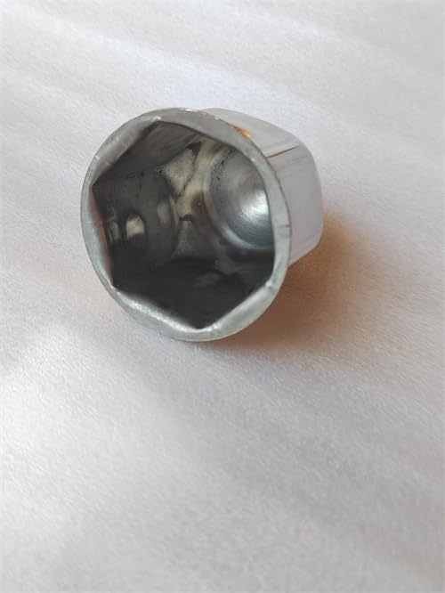 Stainless Steel Chrome Wheel Nut Cover 38mm 37.8 * 51 Push On Flanged Wheel Nut Cap of 10 Pcs
