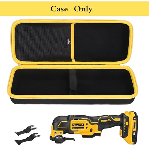 Aproca Case Compatible with DEWALT DCS356B DCS354B 20V MAX XR Oscillating Multi-Tool Cordless, Portable Hard Storage Bag for Accessories (Case Only)