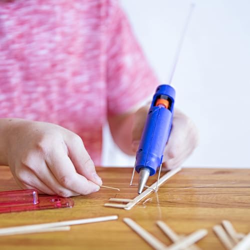 uxcell Mini Hot Glue Gun Sticks 4-inchx0.28-inch High Sticky Hot Glue Sticks, Metallic 8 Colors 16pcs
