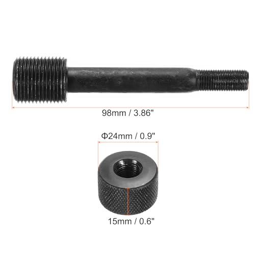 HARFINGTON Knockout Punch Draw Stud M20 x 1.5 M10 x 1 Thread Replacement Hydraulic Draw Stud with Lock Cap Punches Hole-Making Kit Available for Hydraulic Drivers