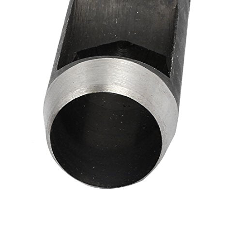 uxcell 25mm Dia Metal Knurled Shank Hollow Hole Punch for Leather Gasket Strap