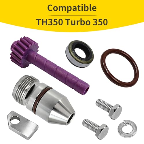 17-Tooth Speedometer Driven Gear & Speedo Housing Kit Compatible with GM TH350 Turbo 350