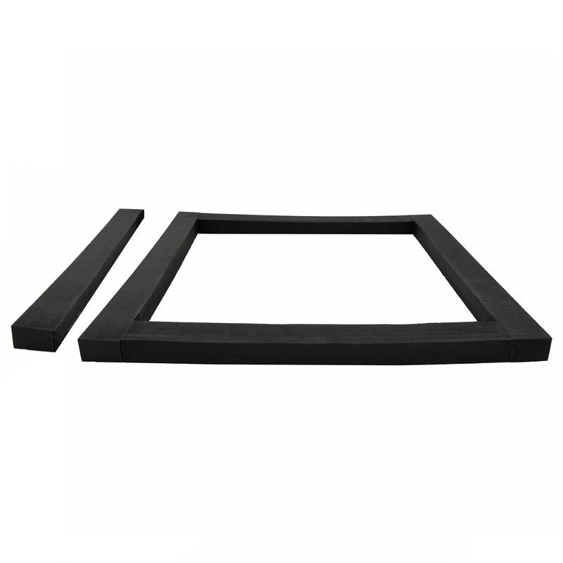 RecPro 14" x 14" Universal RV Roof Air Conditioner Gasket | Closed Cell Foam Seal for AC Install | Adhesive Backing