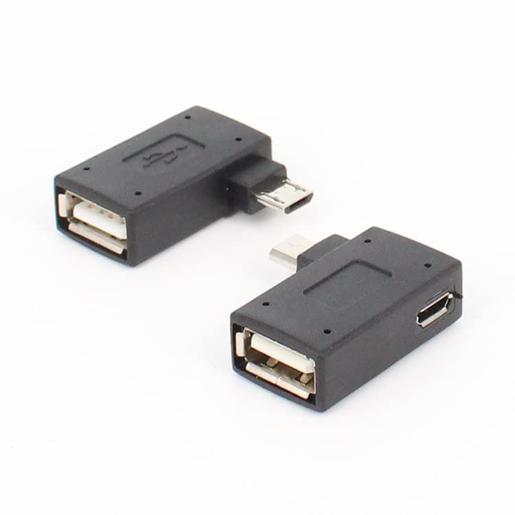 2-Pack OTG Cable Adapter Replacement for Fire TV Stick 4K Max/Cube/Lite, Powered Micro USB to USB A OTG Adapter Compatible with Samsung Android Host Devices Smartphone Tablet