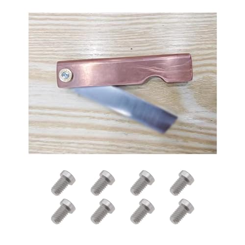 10Pcs M4 Handle Screws Nuts Handle Bolt Rivets Screw Stainless Steel Shaft Rivets for Tactical Driving Kni-VES Total Lenght 17mm, HP662-AW