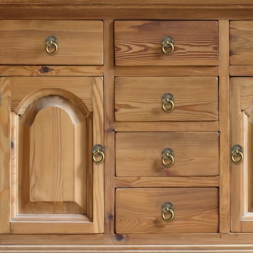 uxcell 12Pcs Cabinet Knob Backplate 1.54Inch Radial Shape Brass Washers Bronze Tone 12