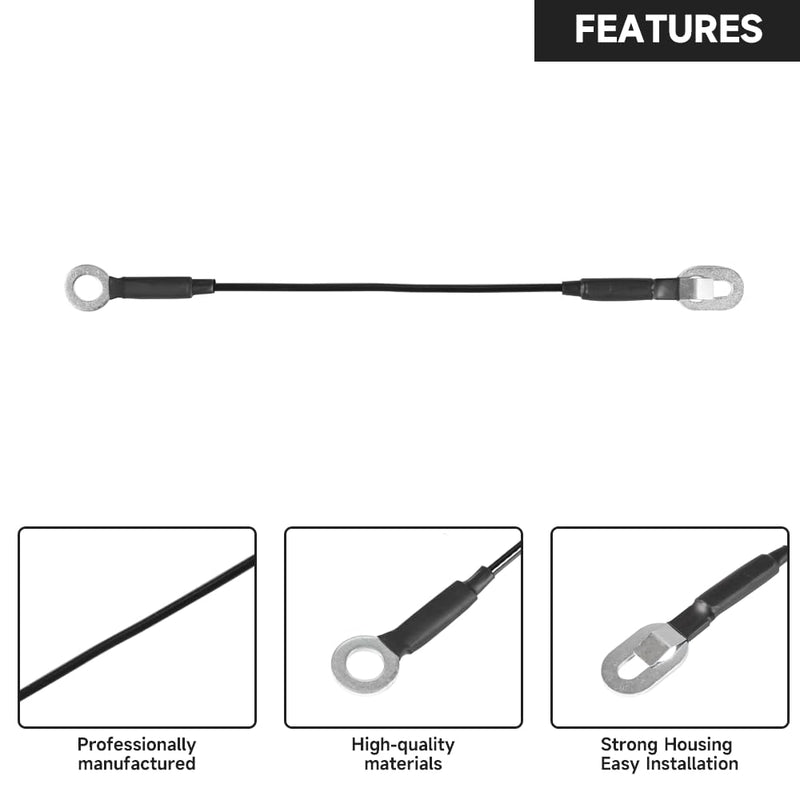 Rear Tailgate Lift Support Cables Tailgate Lift Support Straps - Compatible for Chevrolet C1500/K1500 1988-1999 for Chevrolet C2500/C3500/K2500/K3500 1988-2000