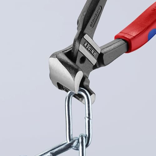 KNIPEX - 61 02 200 Tools - High Leverage Bolt End Cutting Nippers, Multi-Component (6102200) Pliers