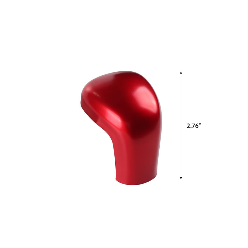 CKE Compatible with Toyota Camry 2025 2024 2023 2022 2021 2020 2019 2018 for Corolla Cross Avalon Accessories Car Gear Shift Knob Cover Trim Protector Cap -Red Red