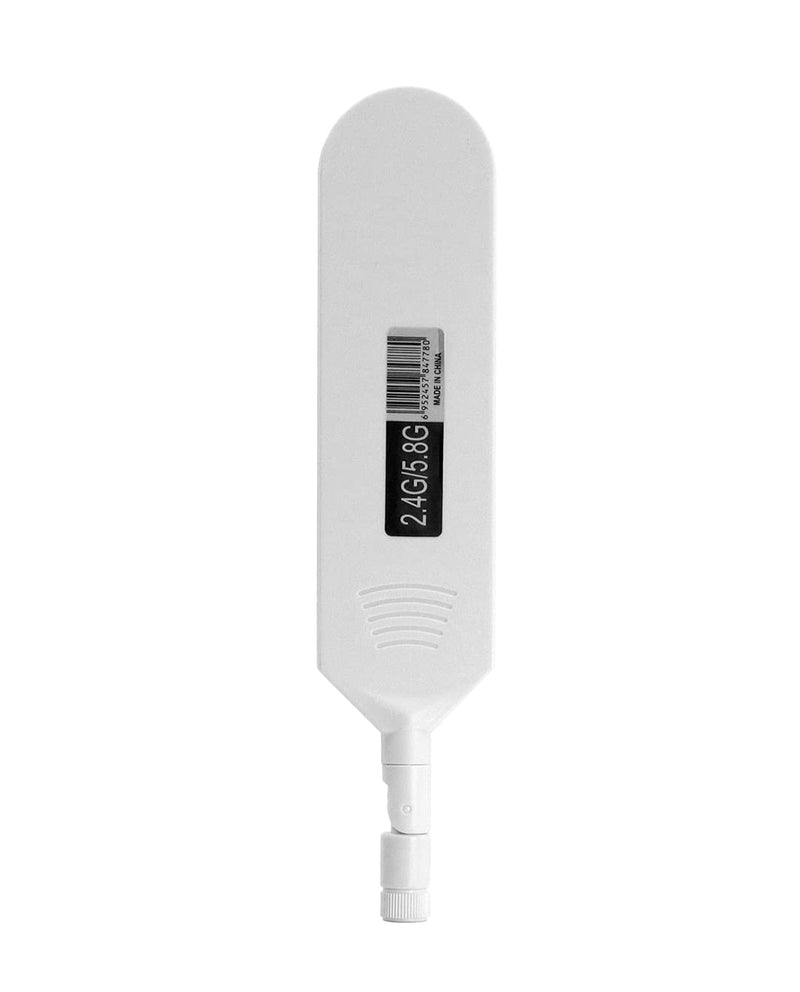 Dual Band WiFi 2.4GHz 5.8GHz Antenna 18dBi High Gain Omnidirectional Glue Stick Antenna SMA Male Connector for WiFi Router Wireless Network Card (White, 1pcs)