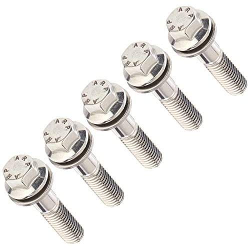 ARP Bolt, 8 mm x 1.25 Thread, 35 mm Long, 10 mm Hex Head, Stainless, Polished, Universal, Set of 5