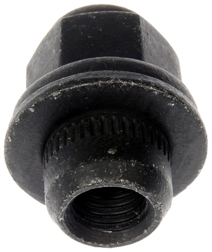 Dorman 611-336 Wheel Nut M12-1.50 Flat Top Nut - 21 mm Hex, 37 mm Length Compatible with Select Lexus/Toyota Models, 10 Pack