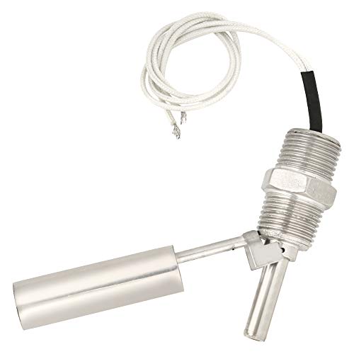 Water Level Controller Sensor, Liquid Water Level Sensor Switch Side Mounted 304 Stainless Steel 1/2NPT Male Thread DC0-110V for Water Dispensers, Water Heaters