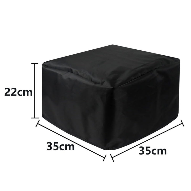 Projector Dust Cover,Waterproof Oxford Cloth Ceiling Projectors Encasement Jacket,Projector Drawstring Dust Cover Compatible for Ceiling Projector Home Theater,3D Printer(13.8"x13.8"x8.7") 35x35x22cm Black