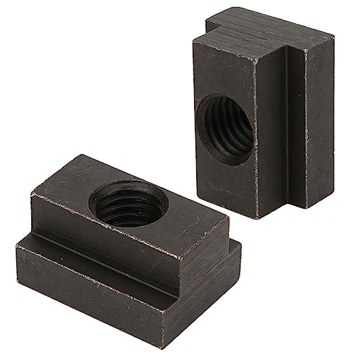 Pissente 5pcs T Slot Nuts Thread Black Oxide
