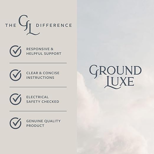 GroundLuxe Grounding Continuity Tester Kit – Battery‑Powered, 15 ft Cord Included – Instantly Test Sheets, Mats, Blankets & Pillowcases for Proper Earthing