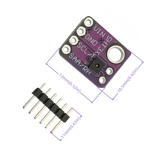 4Pcs SHT31-D Digital Temperature and Humidity Sensor with IIC Interface SHT31 Module Compatible with Arduino ESP32 Raspberry Pi
