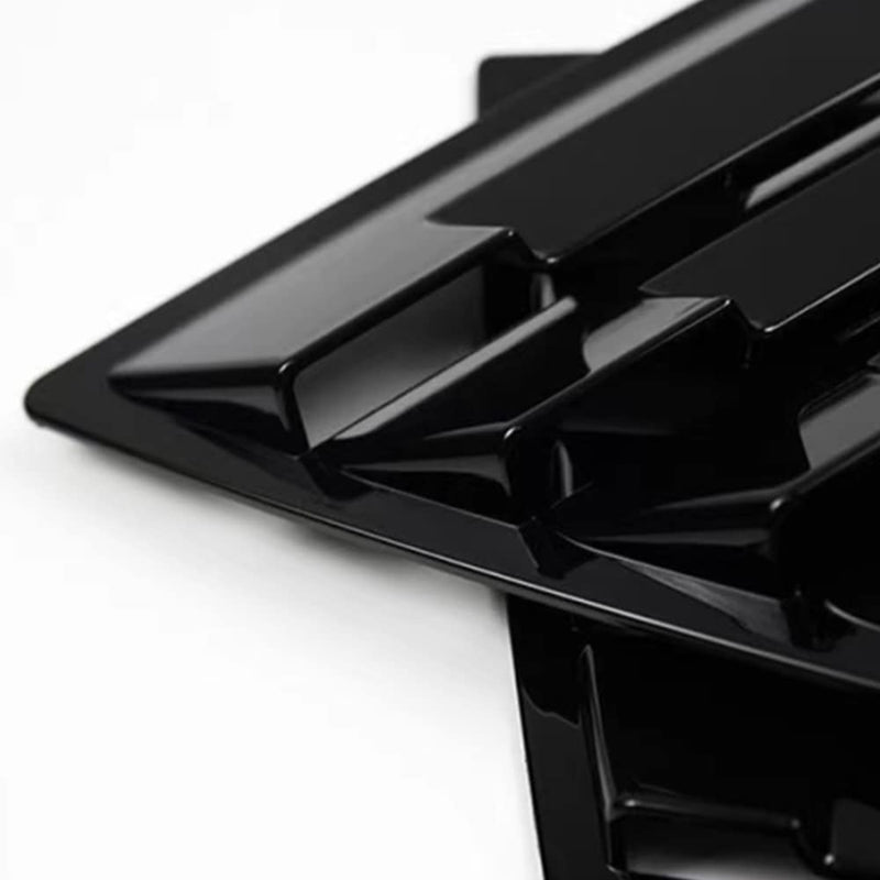 for Toyota Camry 2018 2019 2020 2021 2022 2023 2024 Rear Side Window Louver Decorate Cover Rear Air Vent Window Louvers Blinds Covers Auto Accessories (Matte Black) Hoarse black