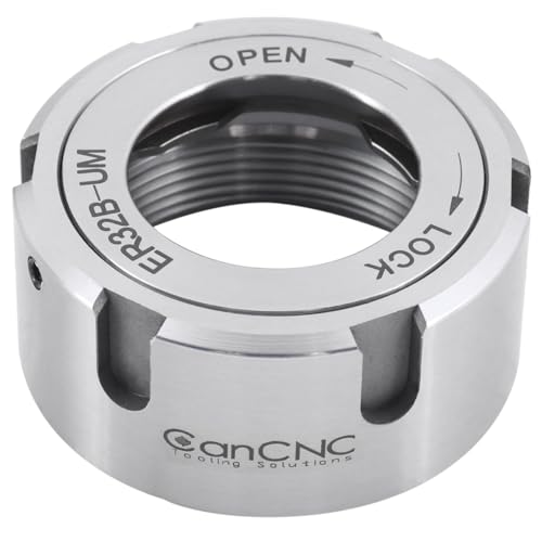 CanCNC ER32 Ball Bearing Collet Chuck Nut, Slotted