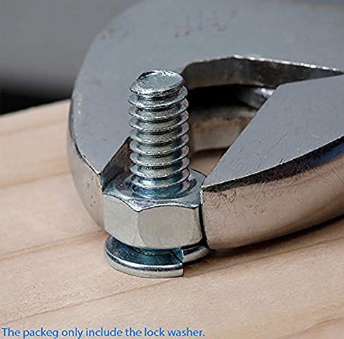 M12 Stainless Steel Spring Lock Washers, 12mm ID, 19mm OD,18-8 (304) Stainless Steel, Split Lock Washers for Screw Bolts 100pcs (M12)