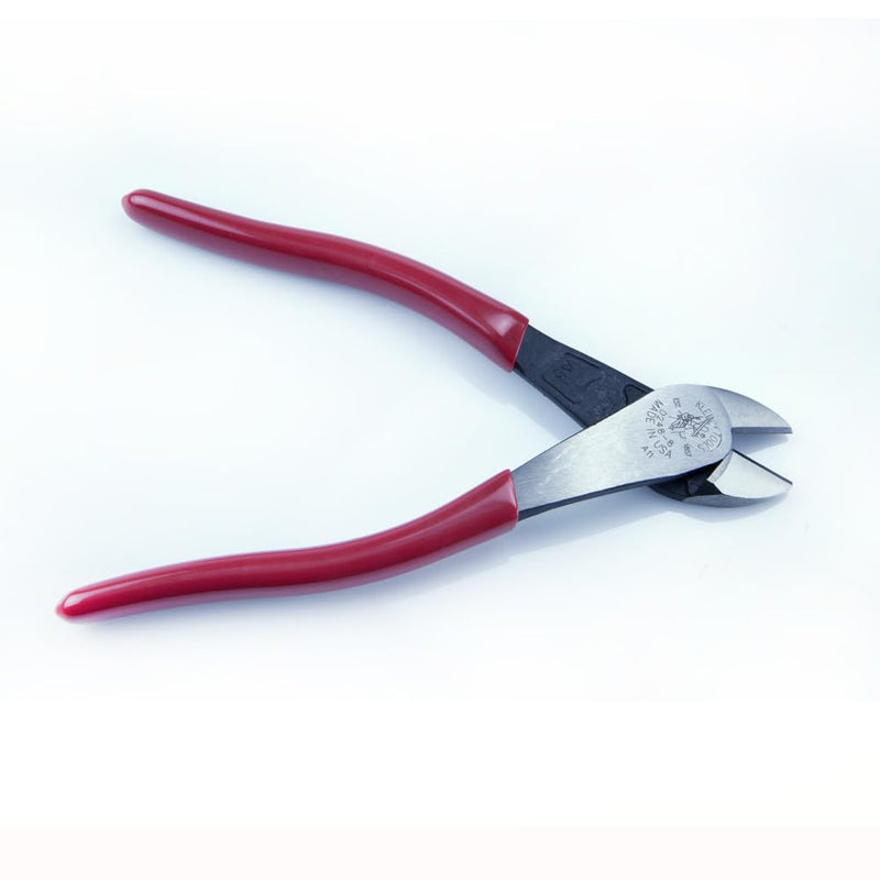 Klein Tools D248-8 Pliers, Made in USA, Diagonal Cutting Multi-Purpose Pliers with Angled Head, High-Leverage Design, and Short Jaw, 8-Inch 8 inch (D248-8)