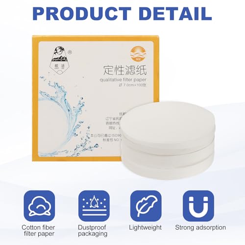 PATIKIL 300Pcs Qualitative Filter Paper Circles Laboratory Filter Paper 11cm