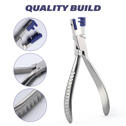 Rimless Eyeglasses Repair Tool Kit with Disassembly Pliers
