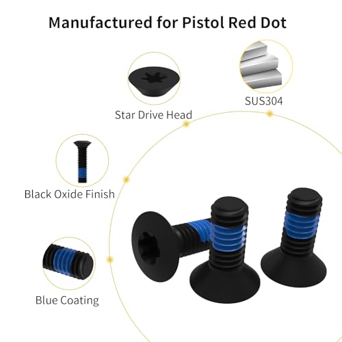 Red Dot Screw Kit 42 Pcs Includes M3, #4-40, #6-32, #6-40, #6-48