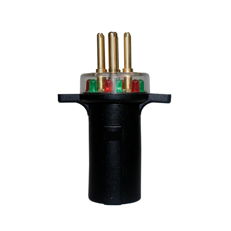 Innovative Products of America (7865L) 7-Way Round Pin Tractor Trailer Circuit Chaser™ for Testing Turn Signals, Hazard Lights, Brake Lights and More Circuit Tester