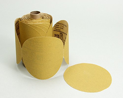 3M Stikit Paper Disc Roll, 236U, P80 C-Weight, 5 in x NH, Die 500X
