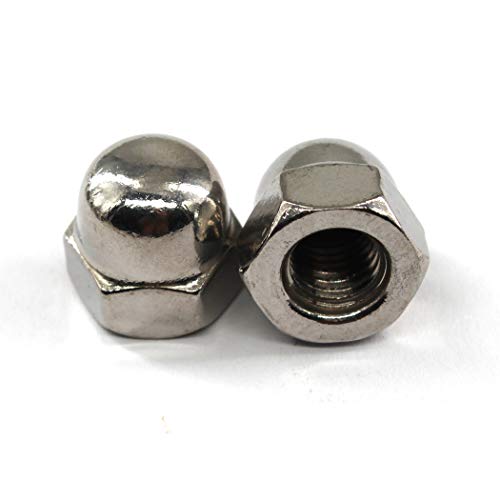 M16 Acorn Cap Nut Hex Nut Set 304 Stainless Steel 10PCS M16