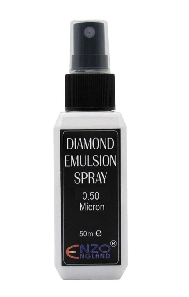 50ml Poly Diamond Stropping Emulsion Premium Quality Diamond Suspension Knife Sharpener Spray 0.5, 0.25, 1.0, 2.0 & 4.0 Micron 0.50 Micron
