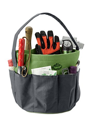 Esschert Design Round Garden Tool Bag, Gray Single