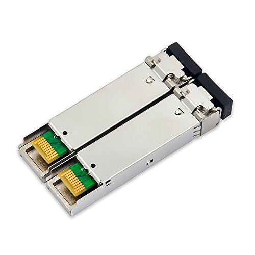 for Cisco 1Pair 3KM GLC-BX-U and GLC-BX-D 1.25G BIDI WDM SFP Module Transceiver Simplex LC 1310/1550 nm For Cisco SFP-WDM: 3km