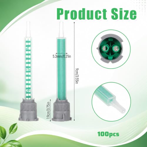 100 Pcs 3.5" Epoxy Adhesive Mixing Nozzle Tip