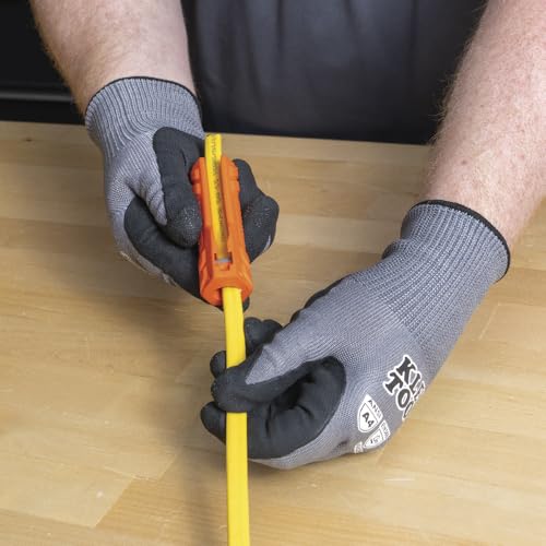 Klein Tools L1412 5-in-1 Cable Stripping Tool for 12-14 AWG, NM Cable Ripper (12/2 and 14/2 Romex), Magnetic with Wire Looping Hole (Pack of 2) (Pack of 2)