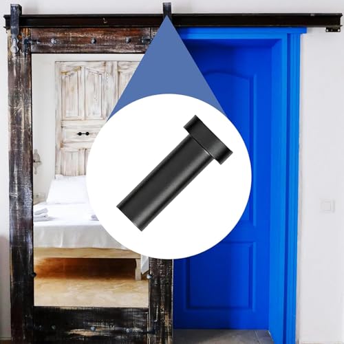 5 Pack Barn Door Wall Spacer with lag Bolts, Wall Anchor for Flat Track for Sliding Barn Door Hardware Track Spacers (50mm/1.97inch) 50mm/1.97inch