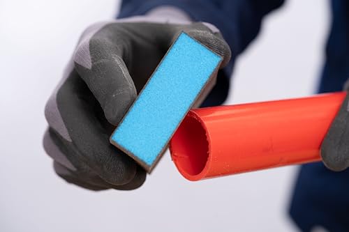 PFERD Sanding Sponge, 4-Sided Abrasive Block, 2-3/4" x 4", 180 Grit, Aluminum Oxide, Reusable (Pack of 5) - Part 46402 2-3/4" x 4"