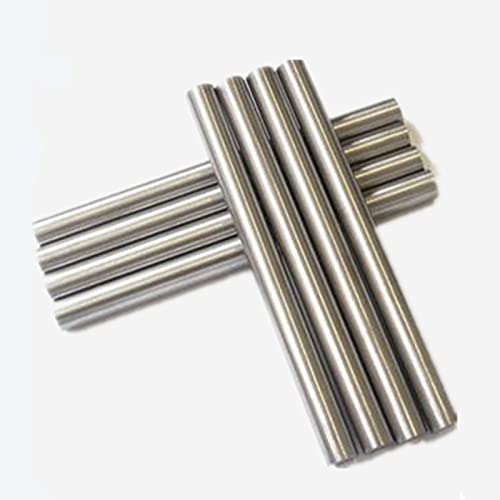 TEN-HIGH Nickel Anode Pure Nickel Bar 3.94" x 0.1", 99.6% Nickel Rods for Scientific Experiment Nickel Electroplating Solution, Diameter 2.5mm, Length 100mm Dia. 0.1" Length 3.94"