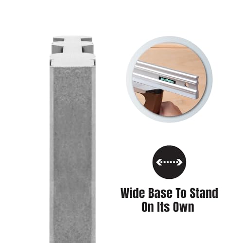 DuBois 18 Inch Machinist Aluminum Straight Edges, With .001'' Tolerance for Checking Surface Warp, Marking/Scribing Lines - Used w/Feeler Gauges for Automotive Repairs, Cylinder Head Checks (51024)