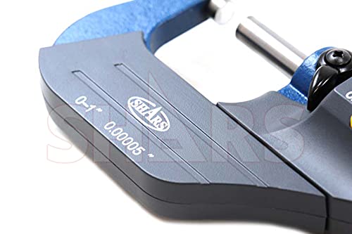 Shars 0-1"/0-25mm Solid Metal Frame Electronic Outside Micrometer 303-2463 P] 0-1"/0-25mm 303-2463