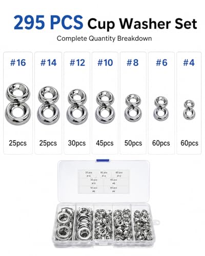 Countersunk Washer,Finish Washers,Stainless Steel Washers Kit.