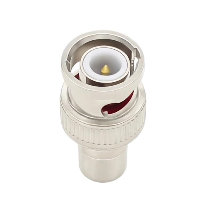 BNC to RCA Adapter 10-Pack RCA Female Plug to BNC Male Coaxial Connector | for CCTV Survelliance Camera system