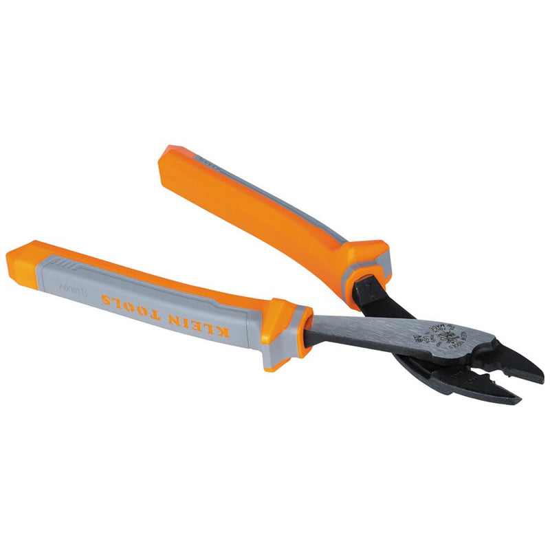 Klein Tools 1005RINS Insulated Pliers, Made in USA, Cutting / Crimping Tool for Insulated and Non-Insulated 10 to 22 AWG Wire and Connectors,1000V Rated
