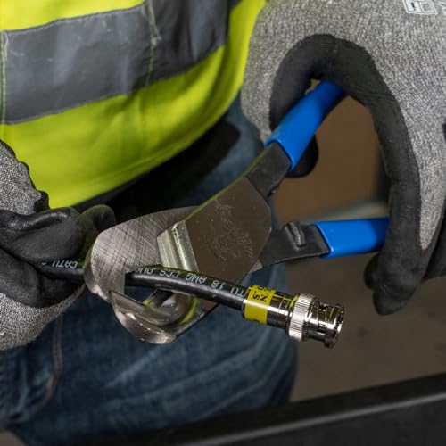 Klein Tools 63030 Cable Cutter, Made in USA, Coaxial Cutter for 1-Inch Aluminum and Copper Cable, One-Hand Shearing 1-Inch Capacity