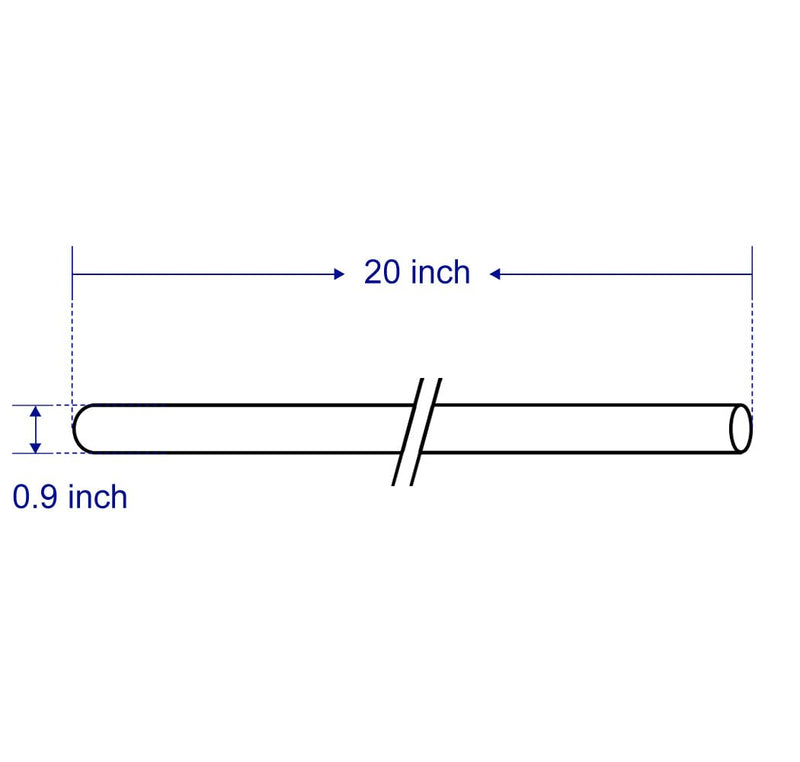 HQUA-TWS-12Q Quartz Sleeve for TWS 12GPM Water Purifier, 4 O-Rings Included.