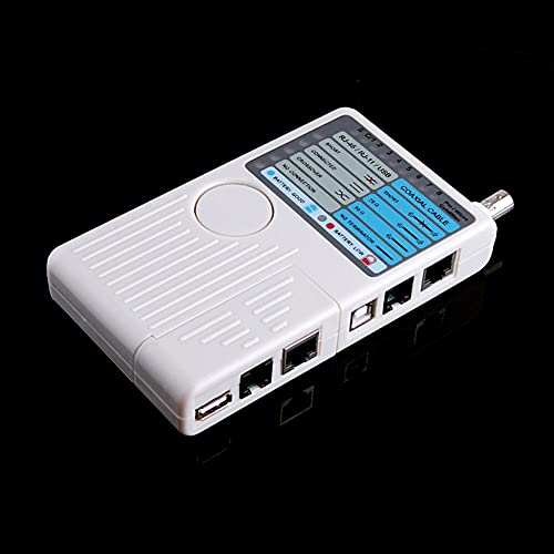 Docooler 4-in-1 Remote RJ11 RJ45 USB BNC LAN Network Phone Cable Tester Meter