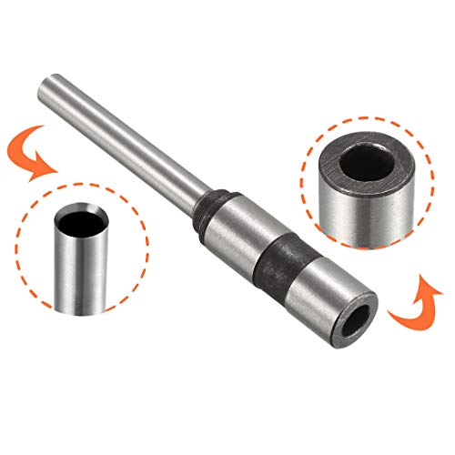 uxcell 6mm Paper Punch Drill, Straight Shank Hollow Bit Tool, for Hole Puncher Punching Machine, 2pcs