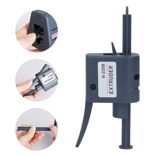 K2208 Solder Paste Extruder, Soldering Flux Glue Dispenser with 0.8mm 1.3mm Nozzles, Solder Flux Pen for Electronics Soldering